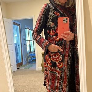 Johnny Was light weight sweater coat